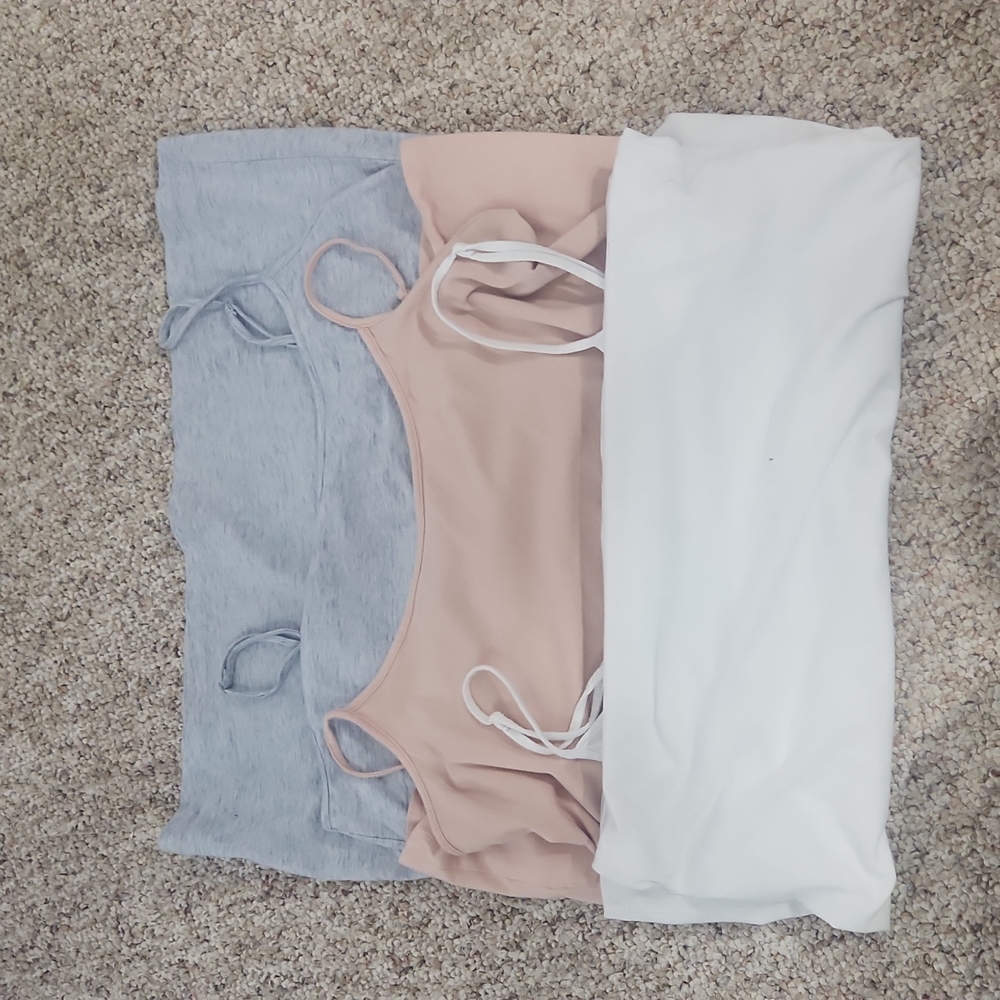 3 Loft camisoles